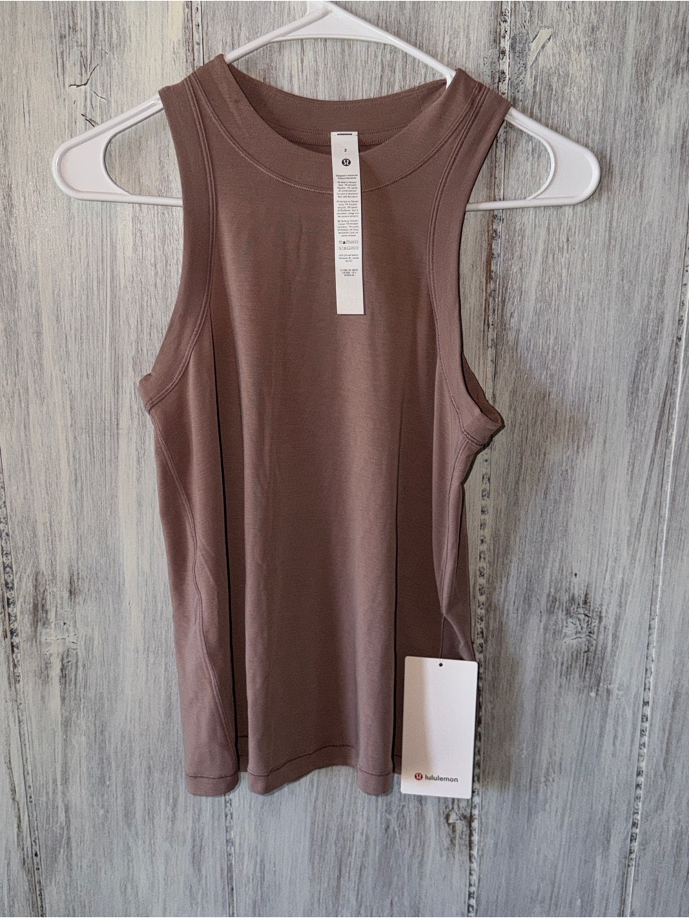 lululemon athletica Dusty Mauve Sleeveless Performance Tank